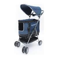 Pet Stroller for Small Medium Dogs & Cats, 4 Wheels Cat Stroller