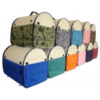 Wholesale Foldable Pet Travel Carrier bag/ Pet Dog Cat portable  Bag / Pet Soft Crate