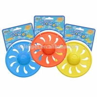 New Pet Product Rubber Throw And Catch Flying Disc With Squeaker Dog Toys 2018