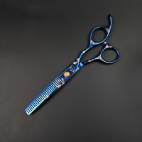 6CR13 Stainless Steel Pet Thinning Shear Laser Grooming Scissor For Dogs And Cats