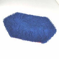 Dog Towel Ultra Soft Microfiber Chenille Dog Pet Bath Dry Towel Hand Pockets Super Absorbent Durable Quick Drying Washable Towel